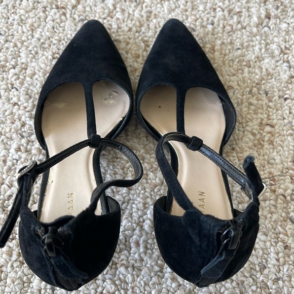 Cole Haan Black Strap Heels - Picture 3 of 8